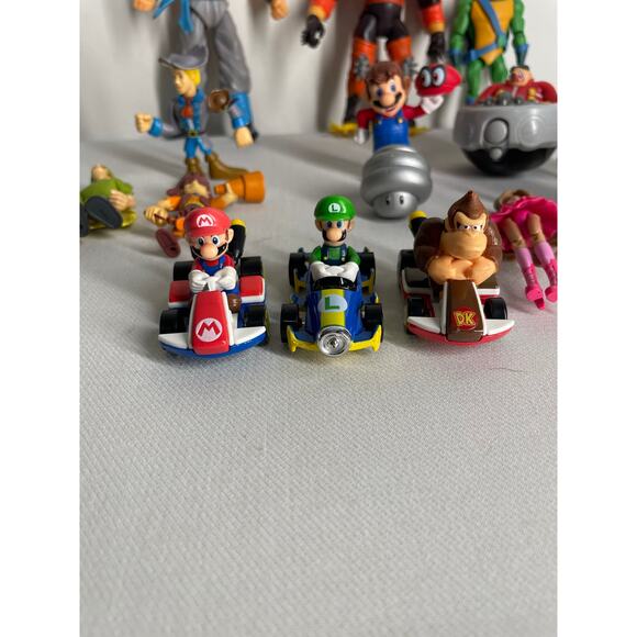 Action Figure Lot- Mixed 15 Pieces, Dragon Ball Z, Sonic, Mario Kart, Scooby + - Picture 2 of 11
